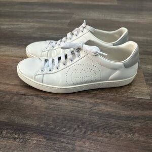 Authentic Gucci White Ace low Top Leather Sneakers